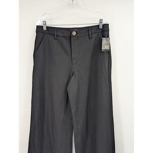 Women's NWT Kut Meg High Rise Wide Leg Pants‎ Black sz 10